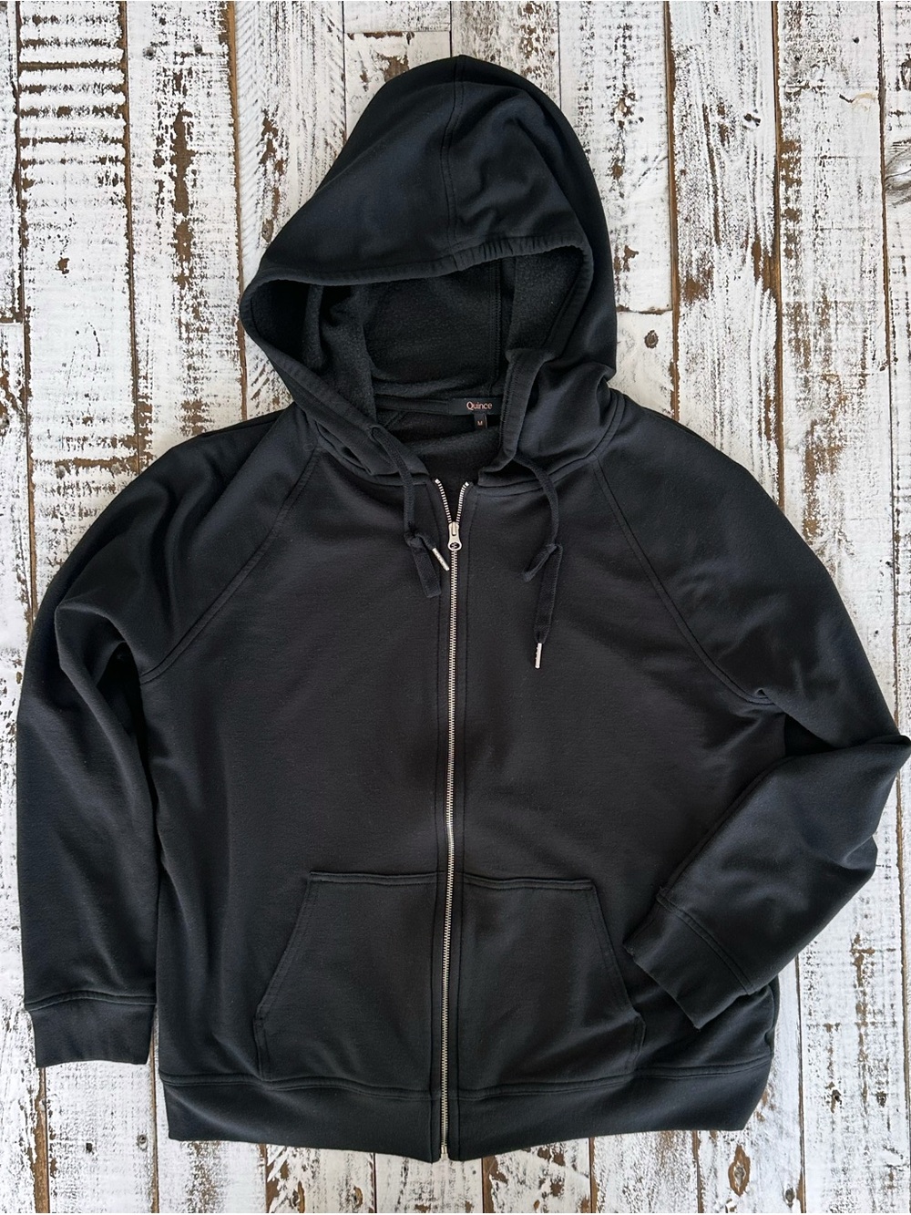 Quince SuperSoft Fleece Full-Zip Hoodie - M - Picture 4 of 6